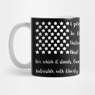 Pledge Of Allegiance United States Flag - US Flag USA Mug